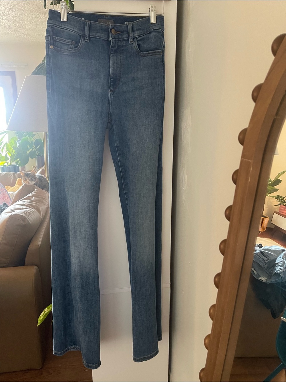 DL1961 Mid Blue Boot Leg Jeans